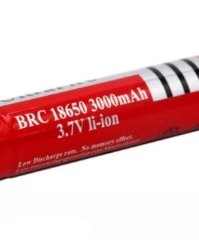 18650 rechargeable lithium battery 3.7v pointed flashlight 3000 mAh rechargeable battery