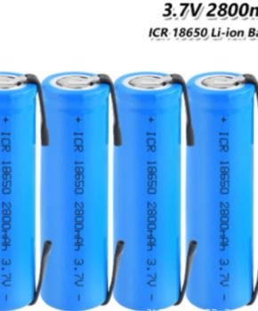 ICR 18650 lead lithium battery 2800 mAh 3.7V vacuum cleaner hair clipper singing machine