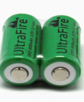 Ultrafire CR2 3V rechargeable battery 800mah flash trigger/polarizer/rangefinder battery lithium battery